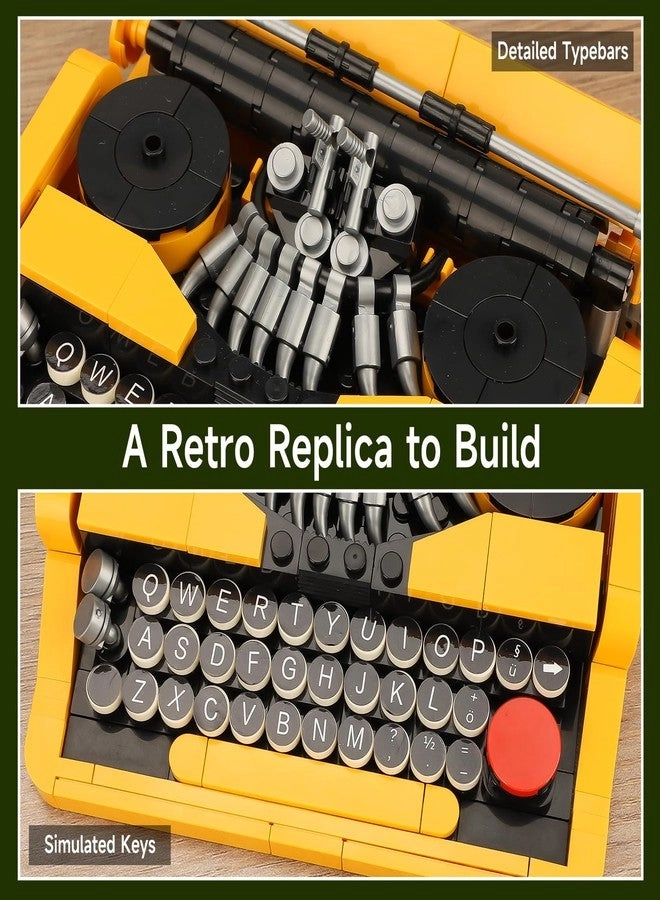 Typewriter - Compatible with Lego Retro Mini Model