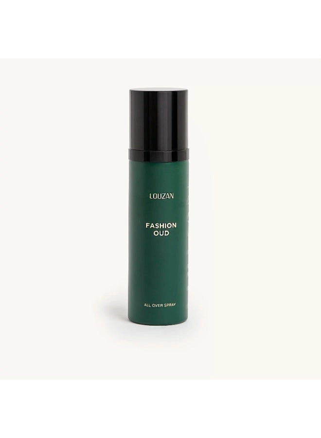 LOUZAN Fashion Oud All-Over Body Spray - 100ml Bergamot Vanilla Indian Oud