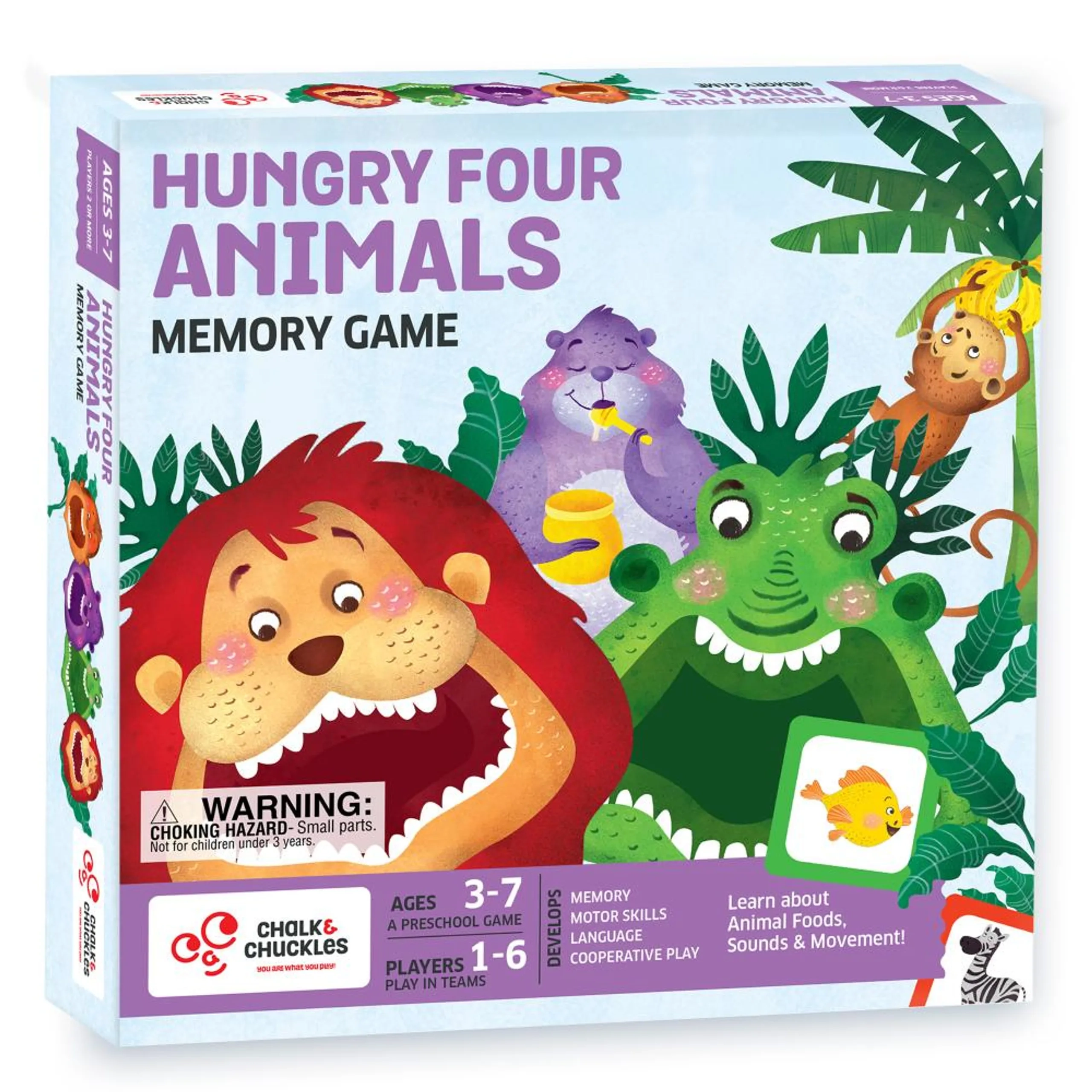 CHALK AND CHUCKLES Hungry Four - 3 to 7 years