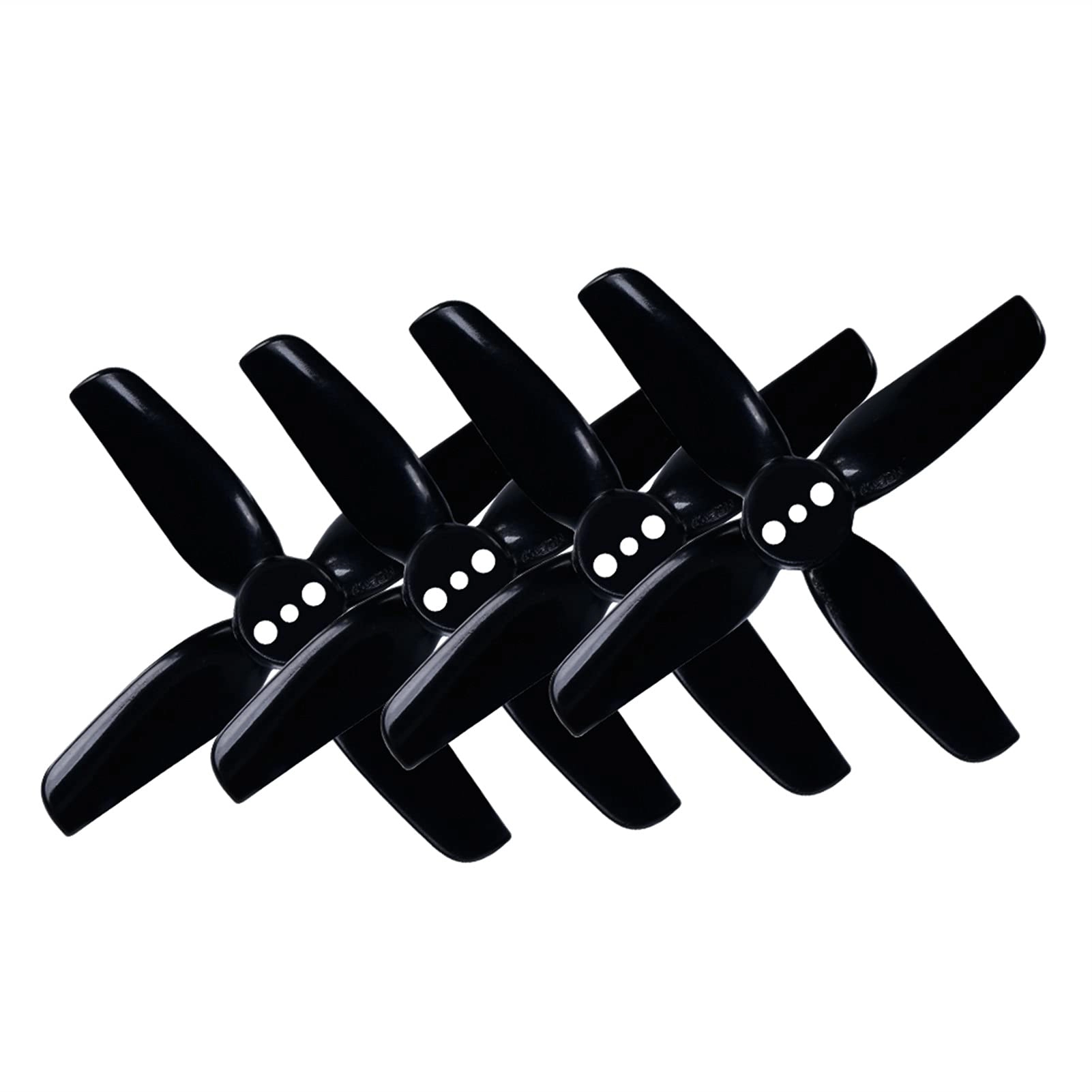 Vuzmode Store Propeller - 4-Blade 2 inch 2Pairs Black