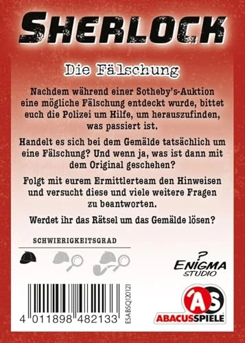 Sherlock The Fake - Crime Card Game (German)