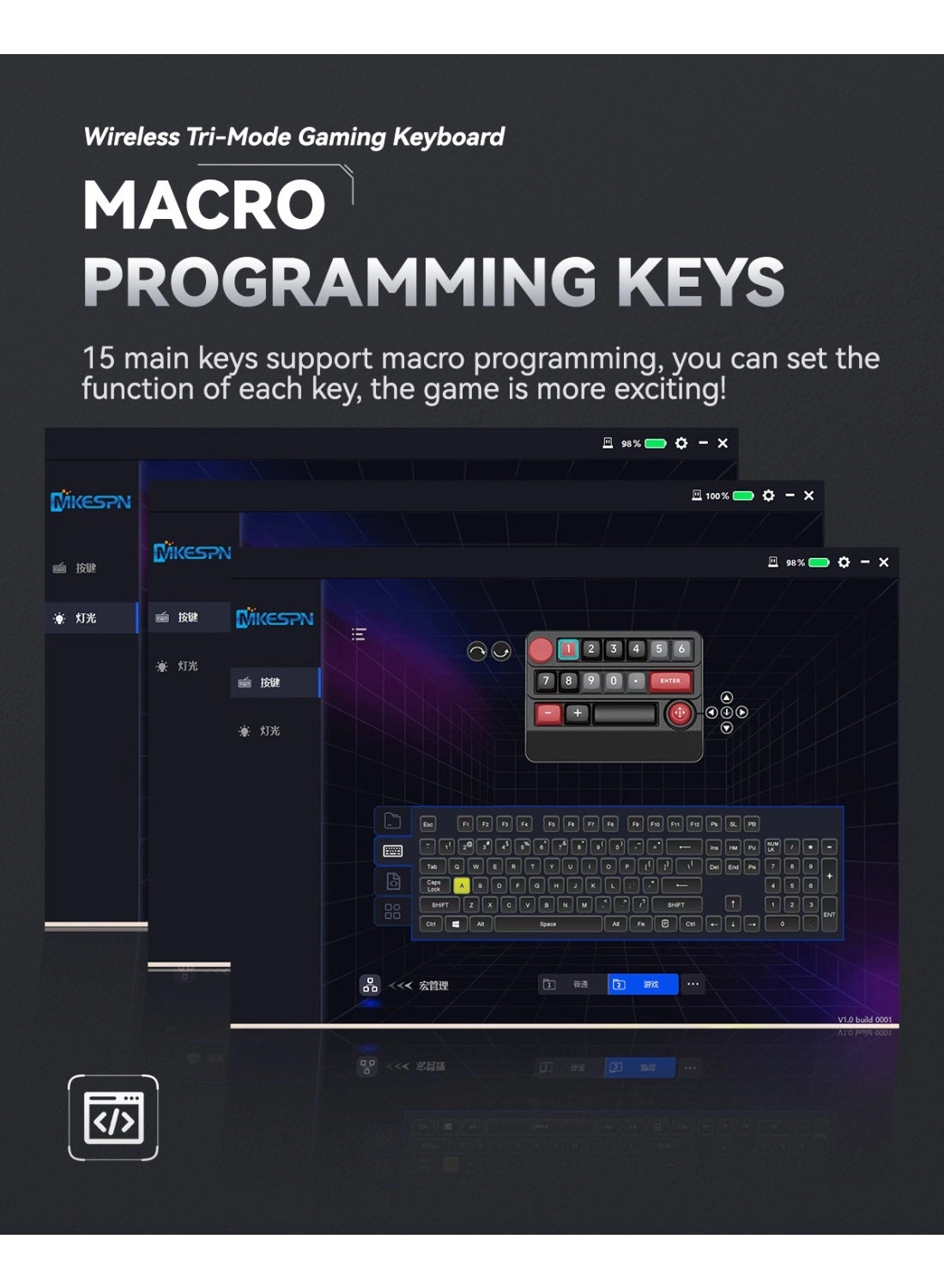Fashionable Business Office Tablet Keyboard - Wireless