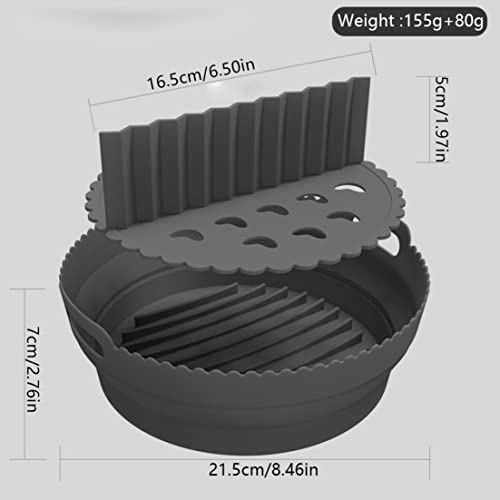 Foldable Silicone Air Fryer Liners - Silicone 2Pcs