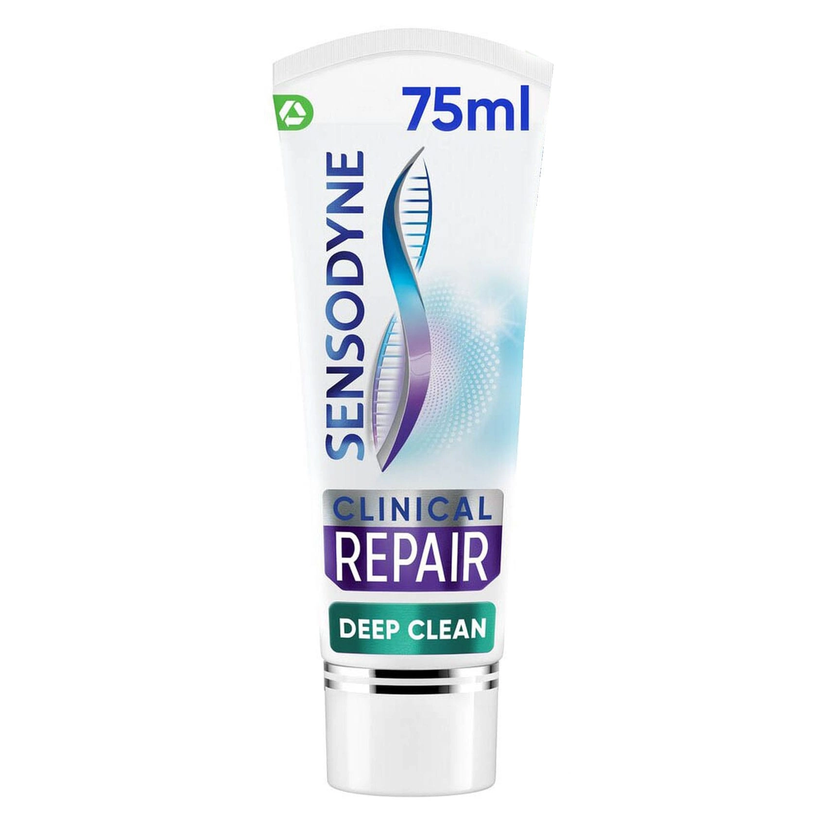 Sensodyne Clinical Repair Sodium Fluoride Deep Clean Toothpaste 75ml