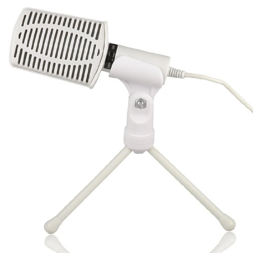 3.5mm Stereo Studio Speech Microphone Mic Stand Mount - Black Small