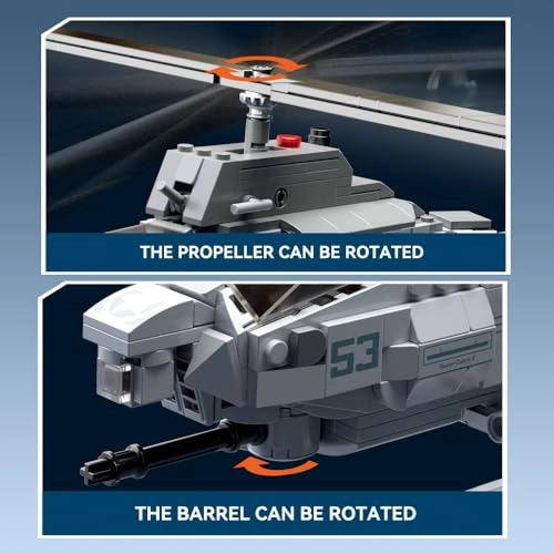 AH-1W Super Cobra (M8024) - 958 Pcs 1:35 Helicopter Building Kit