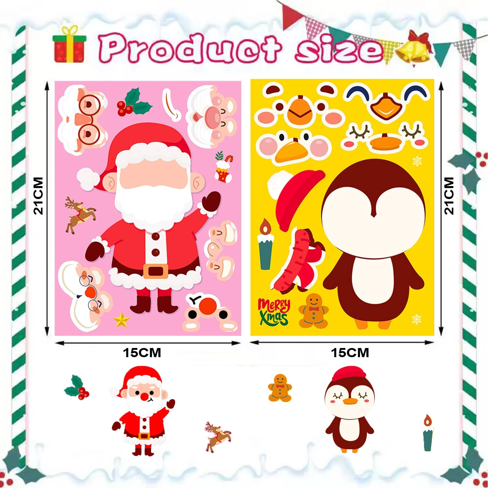 Robot Stickers - 18 Sheets