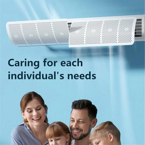 Air Deflector - 35 x 7.8Inch White