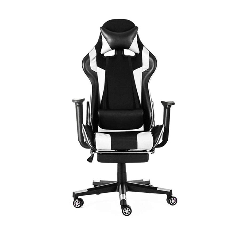 Desk Chair - PU Leather Brown High Back