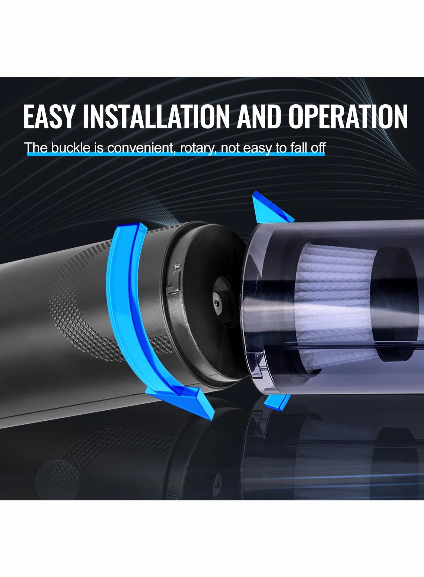 Mini Car Vacuum - 4000mAh