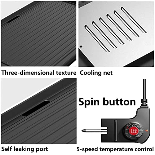 2-tier electric grill pan - 1200 W 5-7 peoples