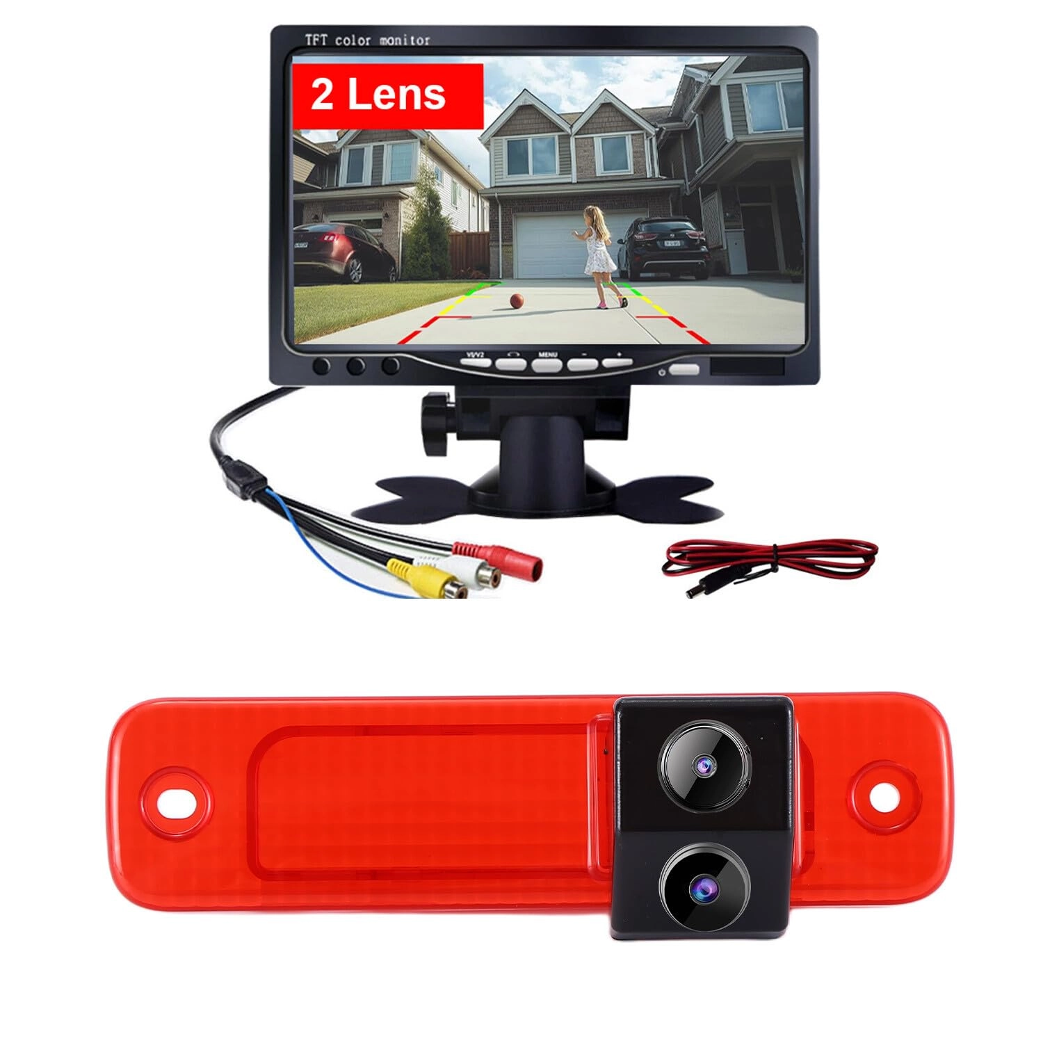 Brake Light Reversing Camera - Night vision AHD/CVBS 1280 x 720 pixels
