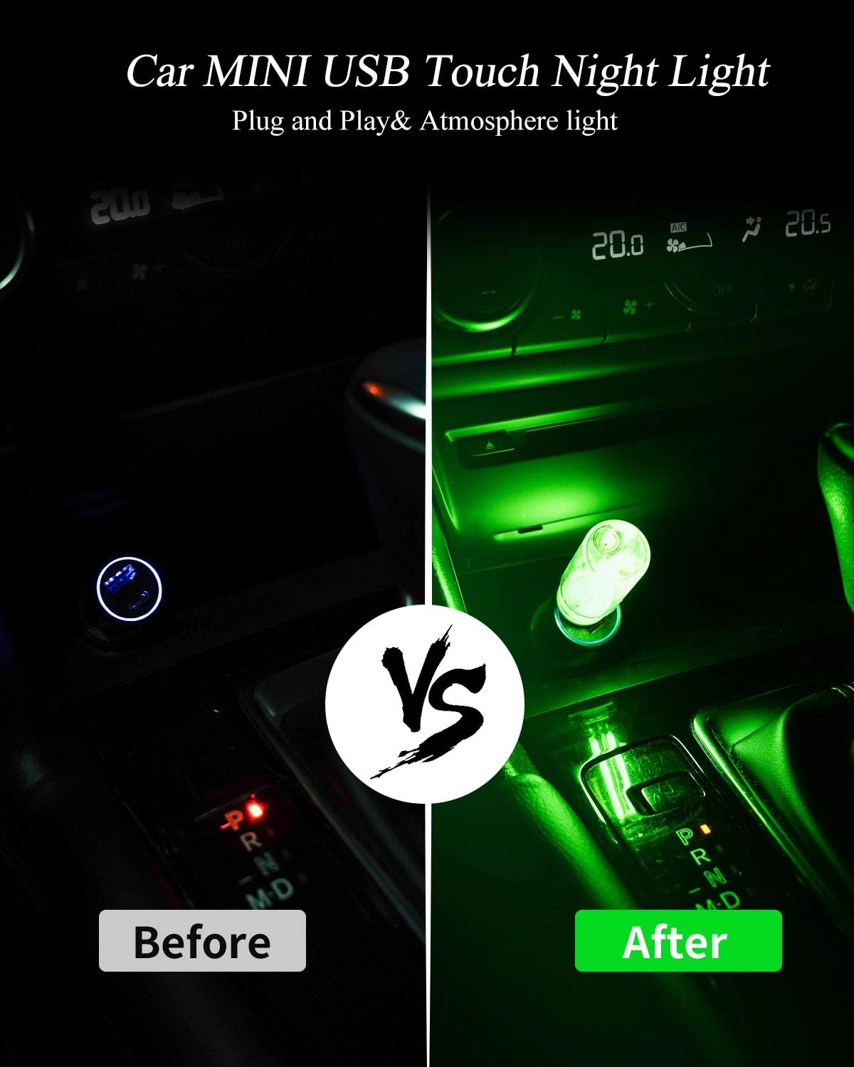 USB Night Light - Green