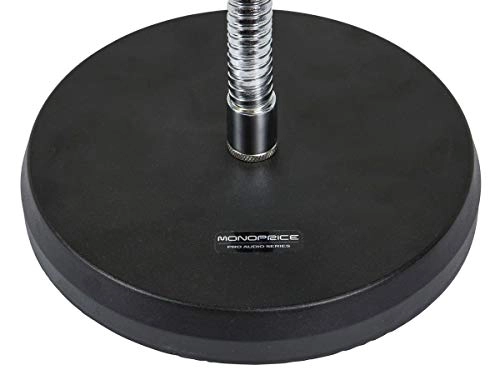 Desktop Microphone Stand - Gooseneck Solid Base