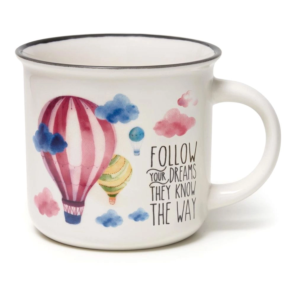 Legami Cup-Puccino Porcelain Mug Air Balloon - 350 ml