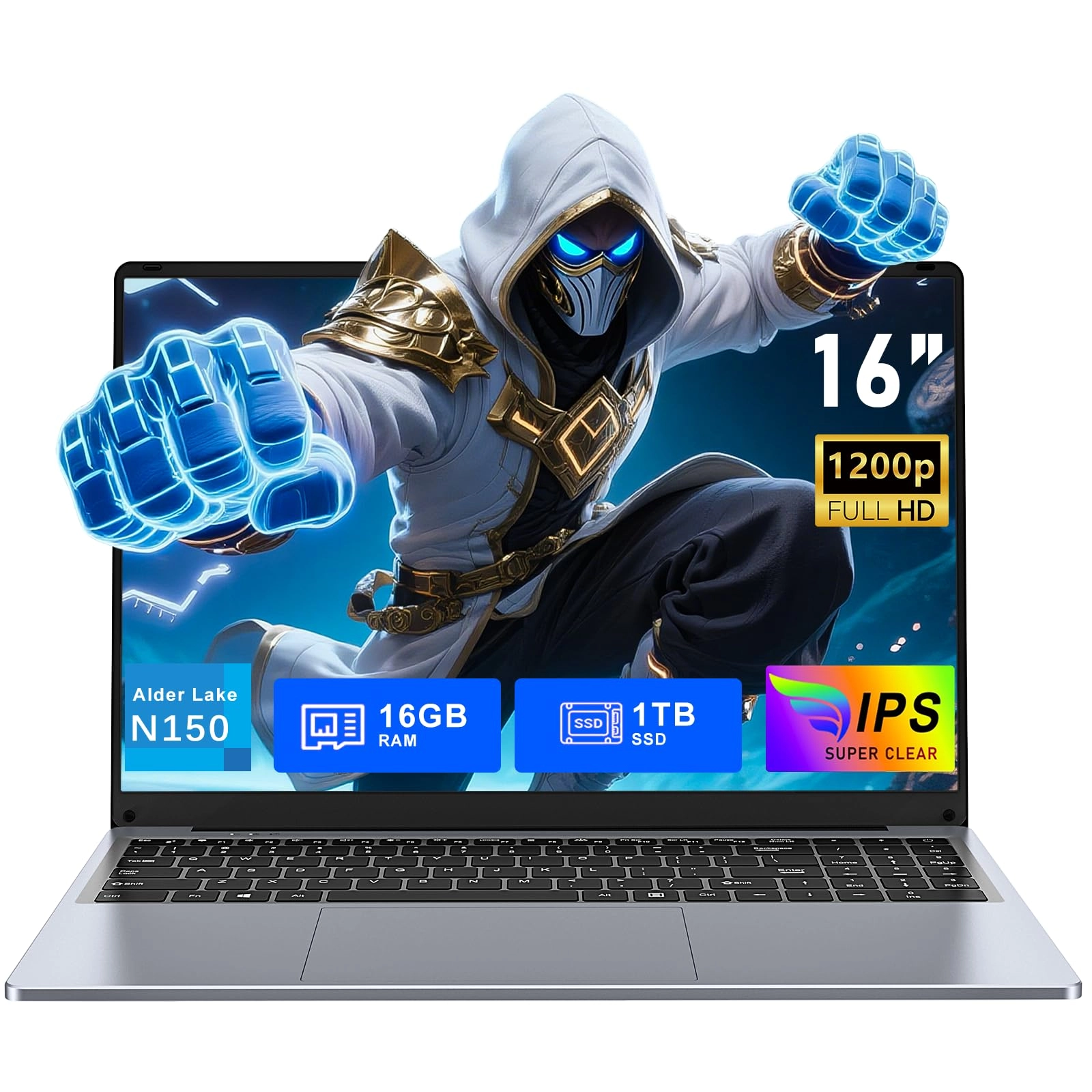 FUNYET Gaming Laptop NY-08 - 16'' N150 16GB DDR4 512GB SSD