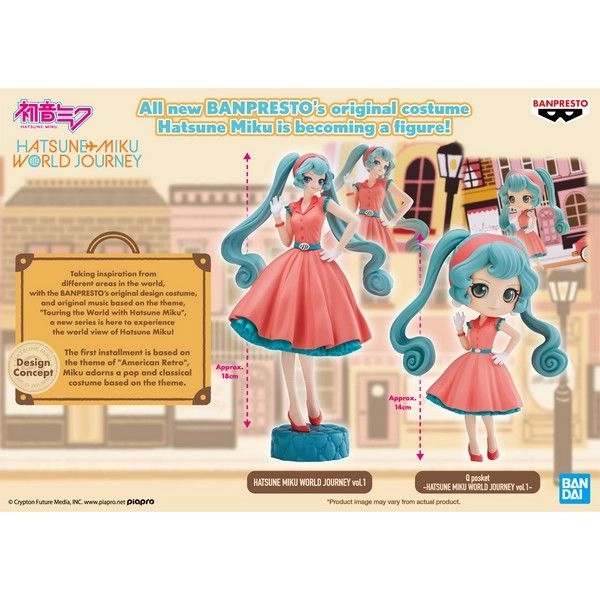 Q Posket Hatsune Miku - Anime - 14cm