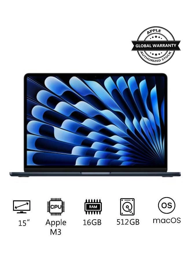MacBook Air MXD33LL/A 2024 - 15'' M3 16GB DDR4 512GB SSD