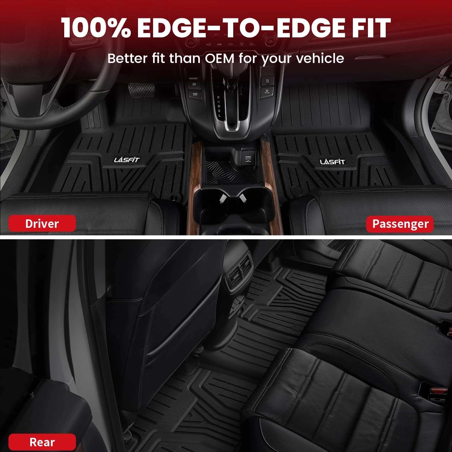 Floor Mats & Trunk Mat - Honda CR-V 2017-2022 Upper Position