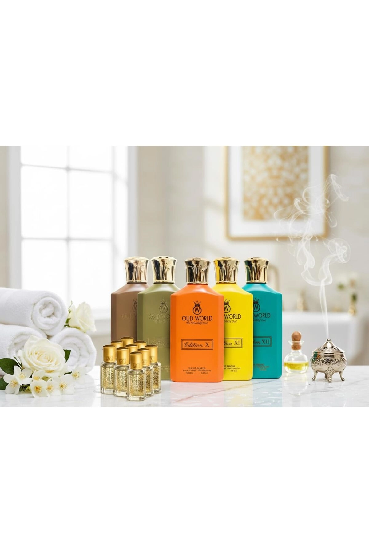 ONE MILLION - Eau de Parfum 100ml + BLUE DE CHANEL - Eau de Parfum 100ml + CK ETERNITY - Eau de Parfum 100ml + EROSE VERSACE - Eau de Parfum 100ml + GUCCI BLOOM - Eau de Parfum 100ml