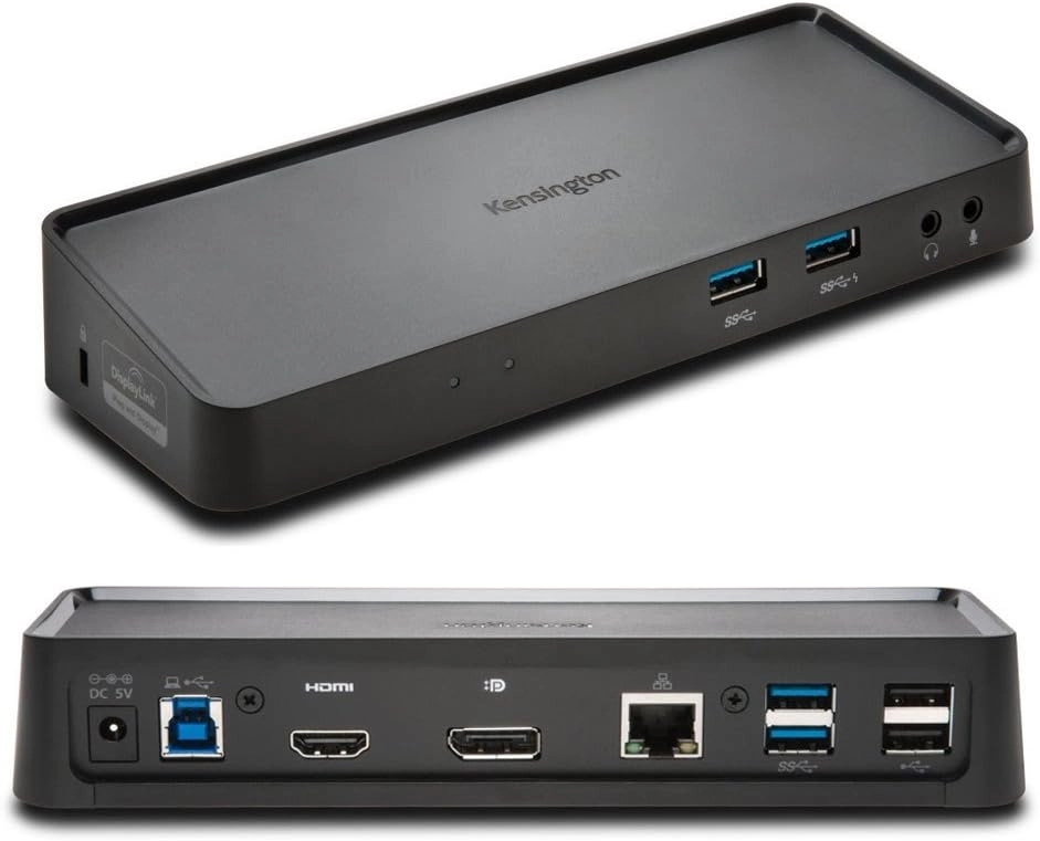 SD3650 K33997WWBlack - USB 3.0 Dual Display Docking Station
