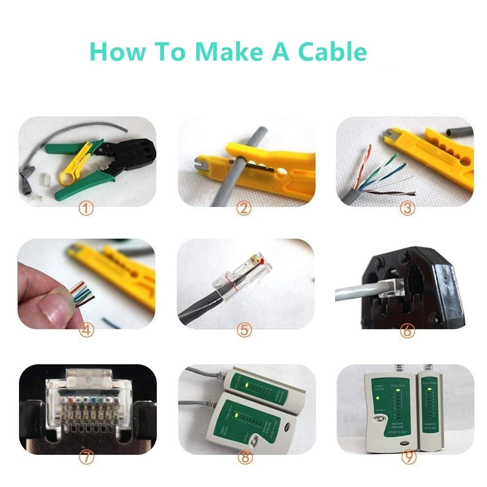 Network Tool Kit - rj45 rj11 rj12 10/100BaseT