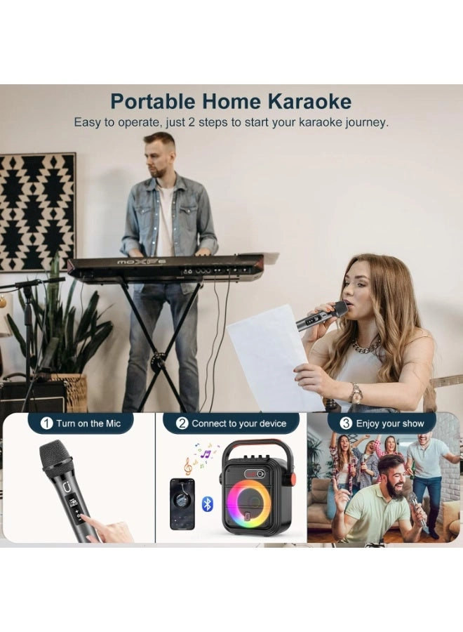 Karaoke machine - 2 wireless microphone