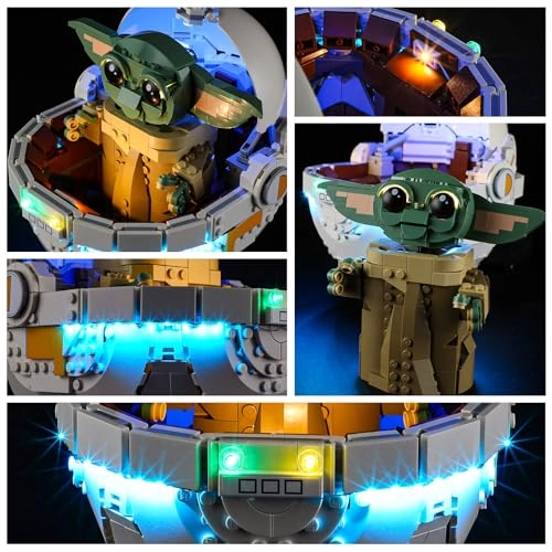 LED Light for 75403 STAR WARS Grogu with Hover Pram