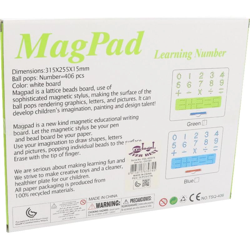 Magnet English Numbers - 4 Years and Above