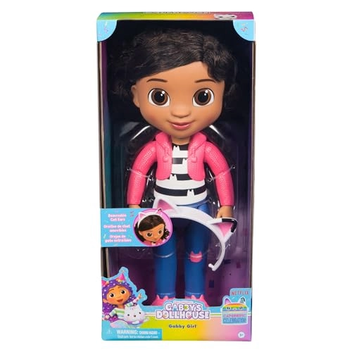 Gabby Girl Doll - 33 cm Removable Kitty Ears Headband Ages 3+
