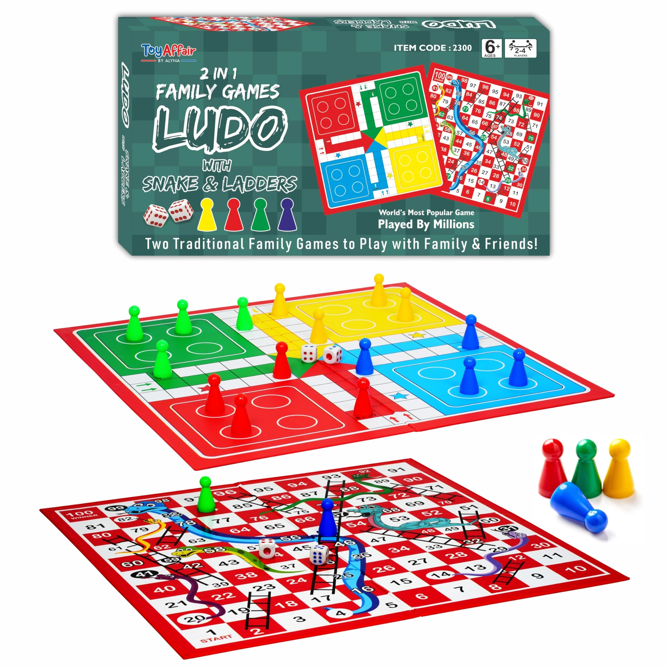 Ankit Toys & Games Ludo and Snake & Ladders Magnetic