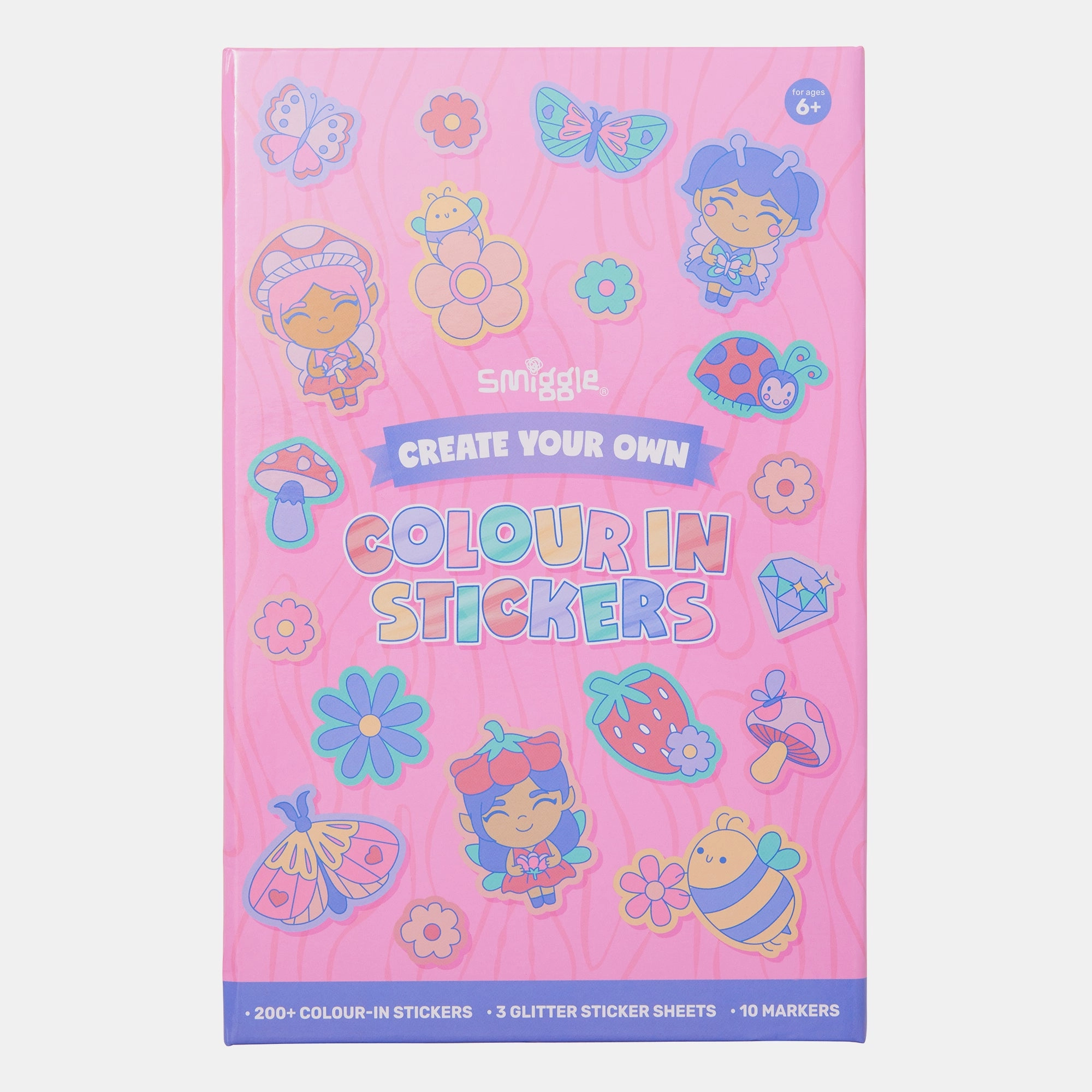 Smiggle Fairy Dust Activity Sticker Book 200 pcs