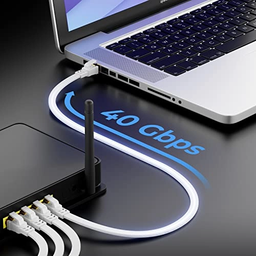 CAT8.1 Flat LAN Cable - 1 m