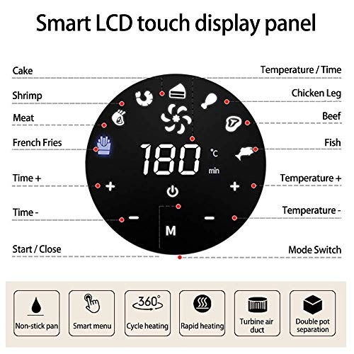 Oil-Free Air Fryer TINZA21401 - 5.2 litres