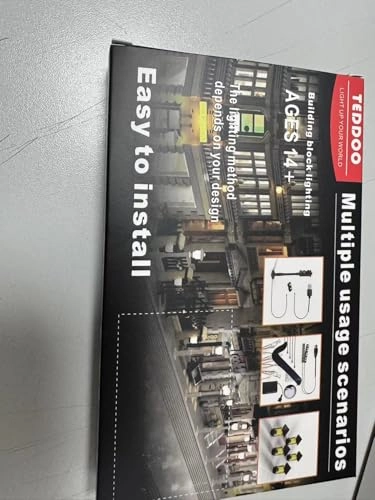 14 Mini LED 1 x 1 Building Block Lighting Set - Red light USB