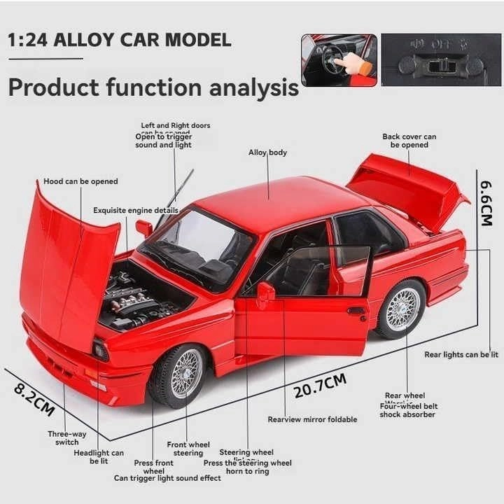 M3 - 1:24 1pcs