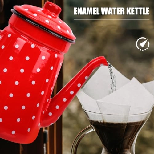 Enamelled Coffee Pot - 1.5 L