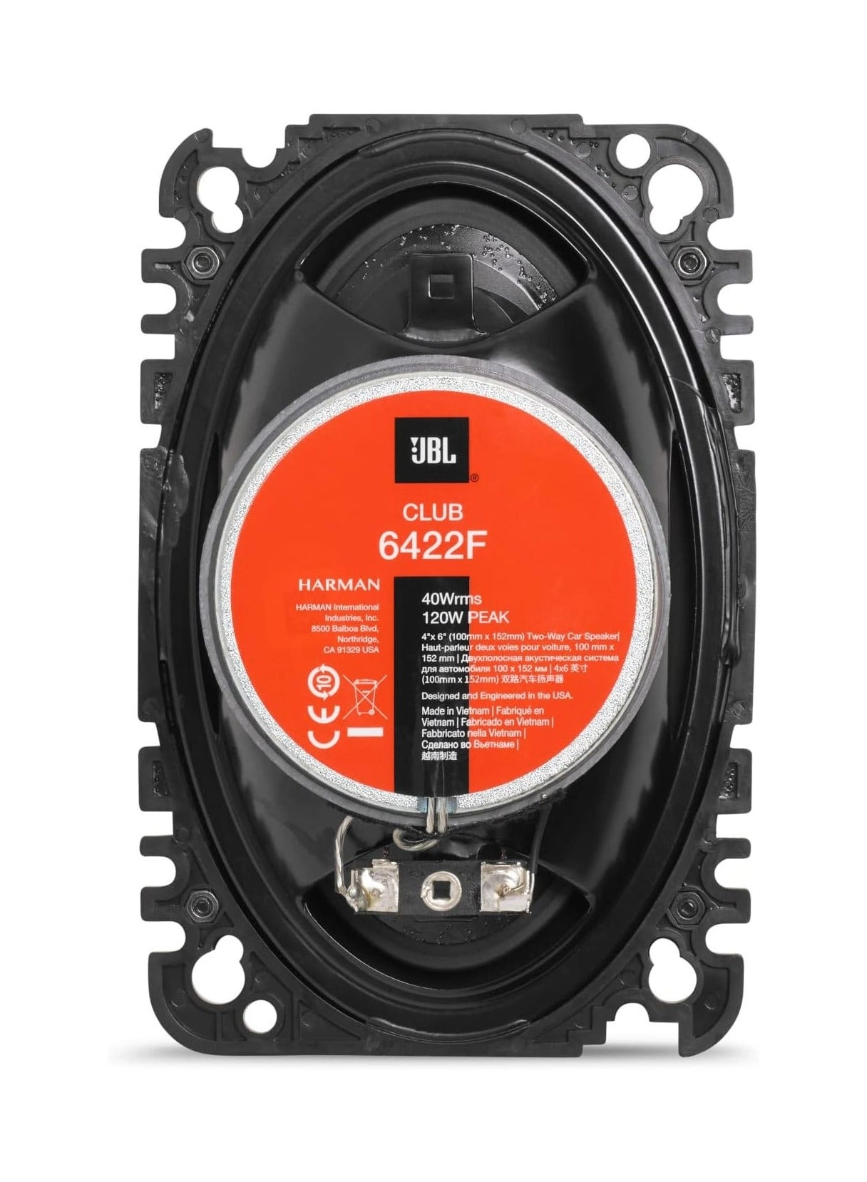 Club 644F - 4"x 6" (100mm x 152mm) two-way