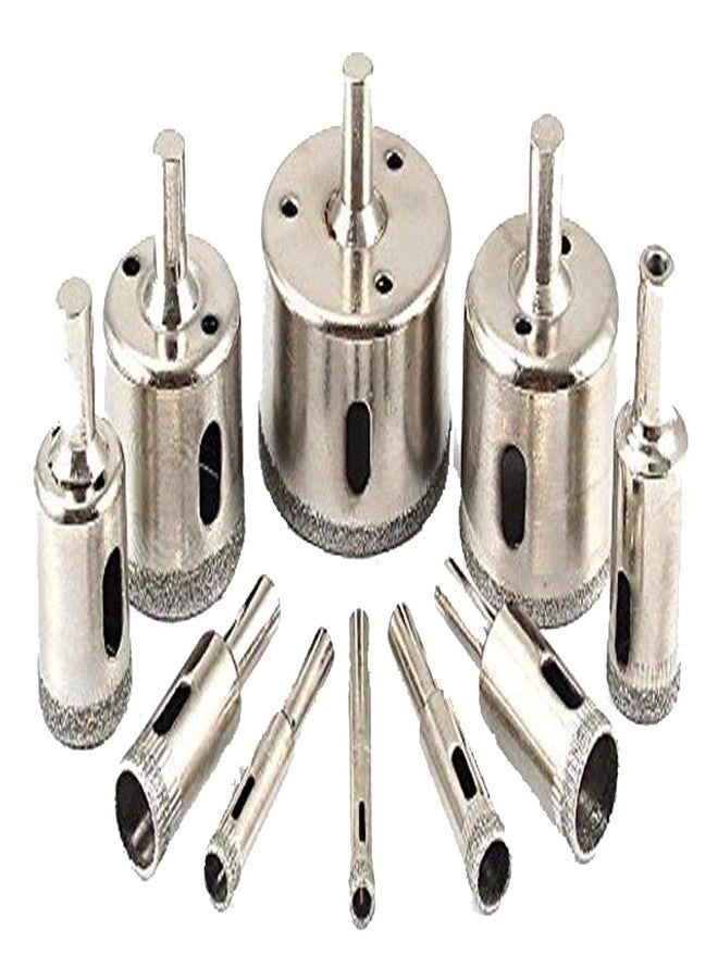 DIY Crafts Diamond Drill Bit Set - 10 PCS 6mm - 30mm