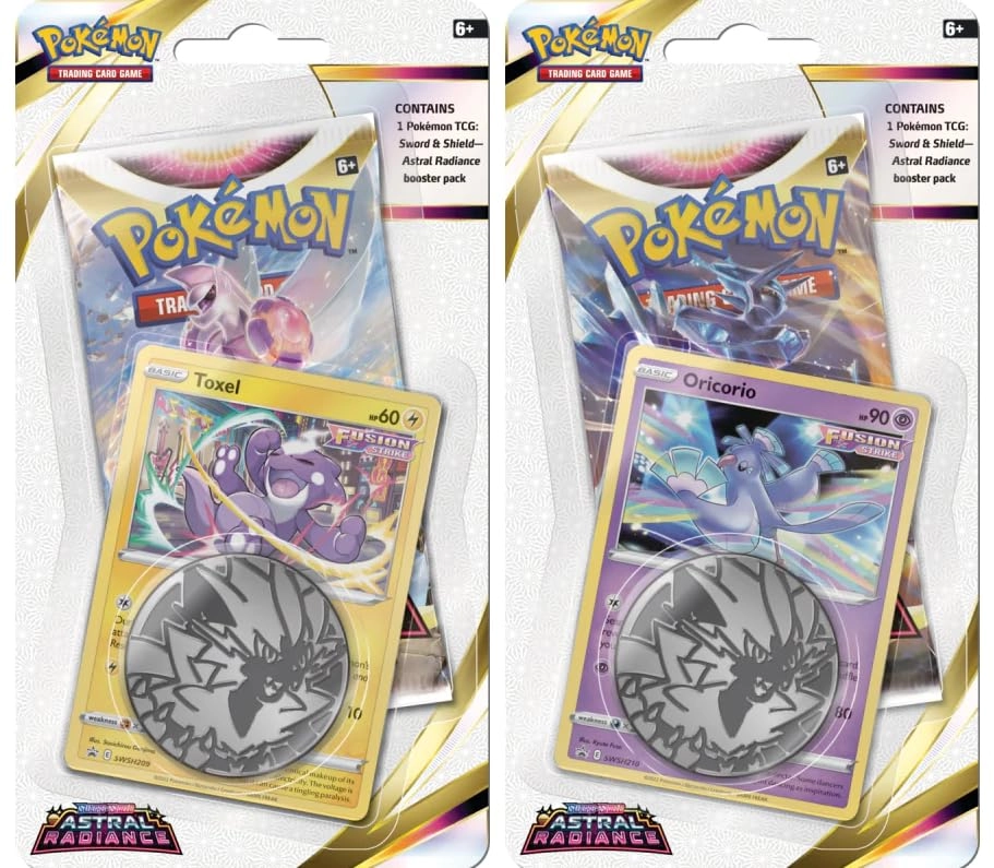 Pokémon Astral Radiance - Checklane Blister Pack 2 pcs