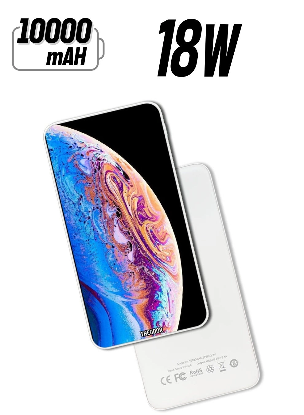 Theodor PPBA142 - 10000mAh 18W