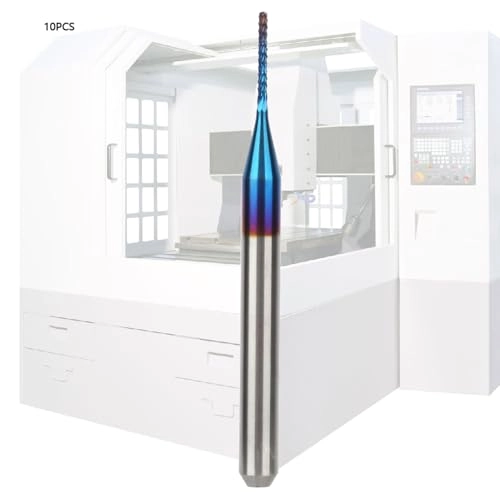 End Mill - carbide 10pcs 0.8mm