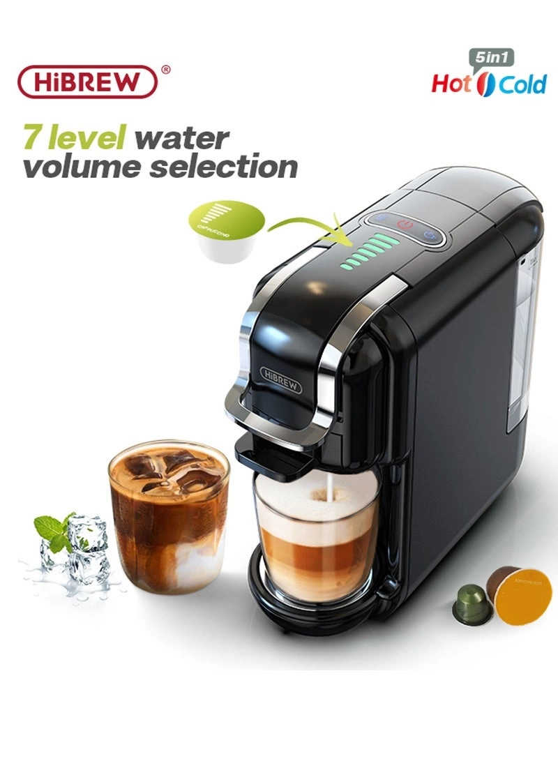 HiBREW 5-in-1 Capsule Espresso Machine & Milk H2B M1A