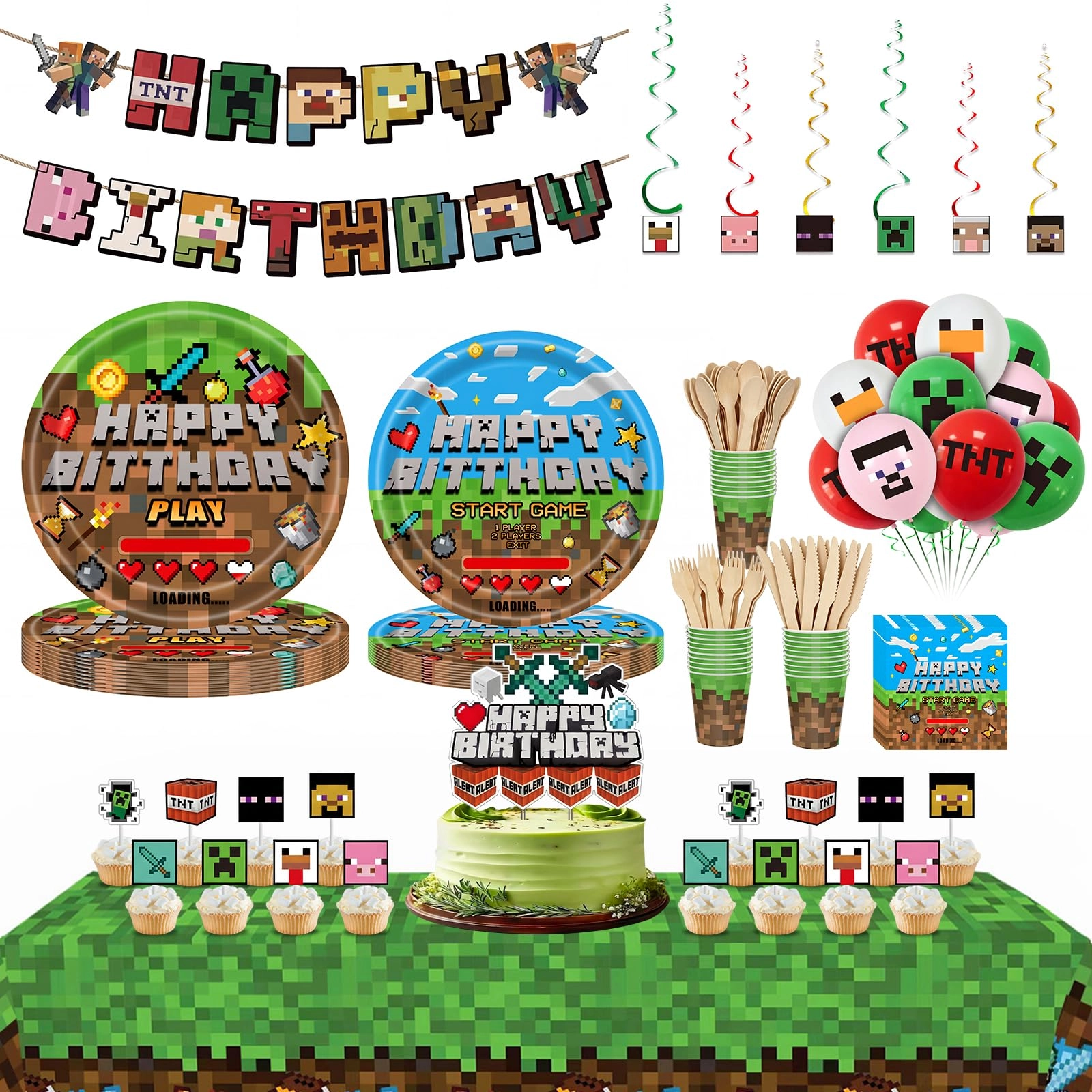 Defresit Finecraft Birthday Party Kit - 112 pcs Birthday