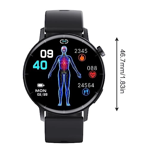 F67S - Non-Invasive Blood Glucose 1.43-Inch Screen IP67 Waterproof