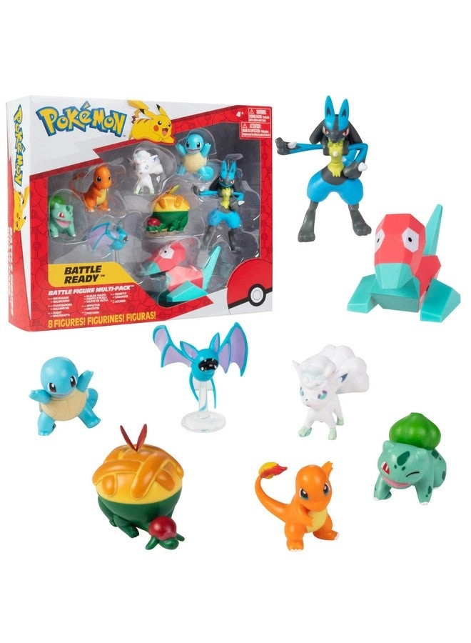 Pokémon Battle Ready Toy Figure Set 8 pcs