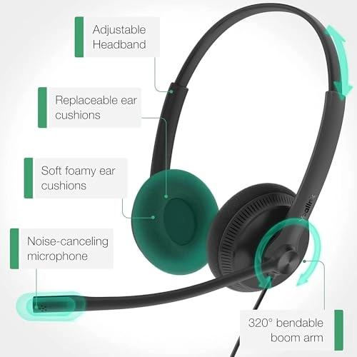 UH34 Dual UC Wired Headset