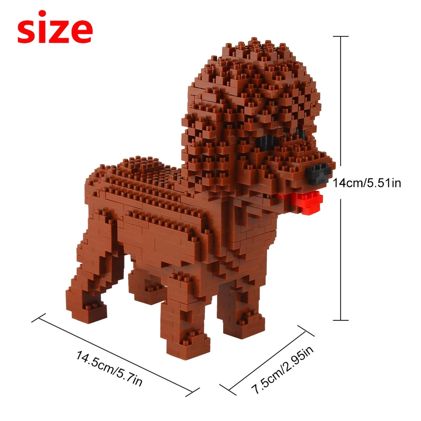 Micro Dog - Poodle 950 pcs