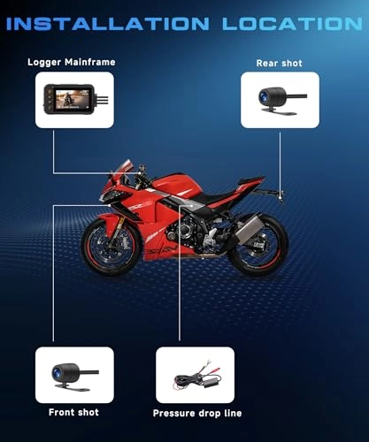 Dual Channel Dash Cam - 1080p