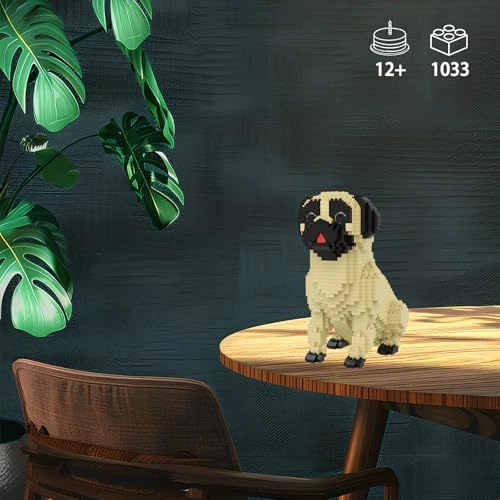 KLJM-02 - Dog Pug 1033pcs